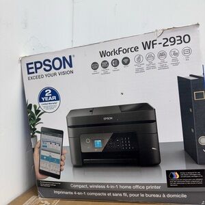 Epson WorkForce WF-2930 Wireless Printer - Black